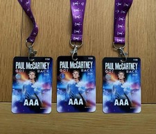 Paul McCartney Got Back Tour Genuine AAA Pass 2024 comprar usado  Enviando para Brazil