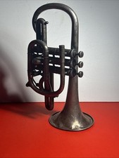 Antique cornet engraved d'occasion  Expédié en Belgium