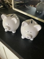 Two plain ceramic for sale  STOWMARKET