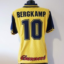 Camisa BERGKAMP 10 Arsenal - Média - 1996/1997 - Nike Home JVC comprar usado  Enviando para Brazil