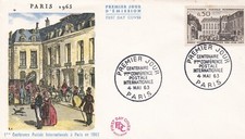 1963 fdc centenaire d'occasion  Mortagne-du-Nord