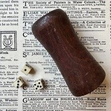 Vintage dice shaker for sale  CRANLEIGH