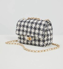 Borsa tracolla tweed usato  Morro d'Oro