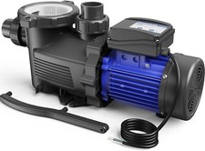 Bomba de piscina AQUASTRONG dentro/acima do solo 1,5 HP com temporizador 220v com alto fluxo 9117 GPH, usado comprar usado  Enviando para Brazil