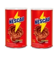 Achocolatado Brasileiro Nescau | Pacote 2x370g | Chocolate em pó brasileiro comprar usado  Enviando para Brazil