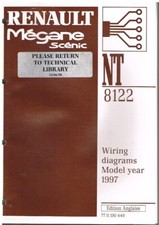 RENAULT MEGANE CÉNICO Mk1 GASOLINA DIESEL ORIGINAL 1997 MANUAL DE DIAGRAMAS DE FIAÇÃO DE FÁBRICA comprar usado  Enviando para Brazil
