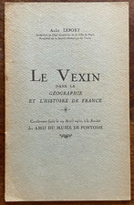 Regionalisme vexin geographie d'occasion  Morestel