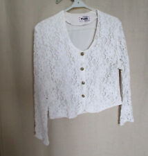 Veste blanche dentelle d'occasion  Le Mans