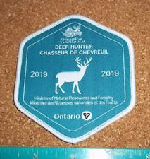 ONTARIO 2019 MNR ADESIVO DE CAÇA DE VEADOS,,URSO, ALCE, CAÇADOR DE GRANDES ANIMAIS, PESCA, DNR  comprar usado  Enviando para Brazil