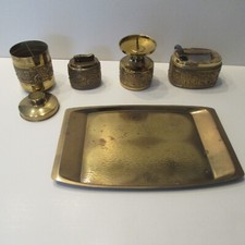 Vintage messing raucherset gebraucht kaufen  Dietenheim