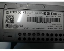 Autoradio audi 4g0035670h d'occasion  Vernaison