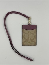 Coach purple lanyard for sale  Orlando