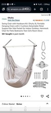 Ohuhu hanging chair for sale  BASILDON