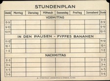 Stundenplan reklame fyffes gebraucht kaufen  Berlin