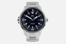 IWC Aquatimer automático aço inoxidável mostrador preto 44mm automático masculino IW329002 comprar usado  Enviando para Brazil