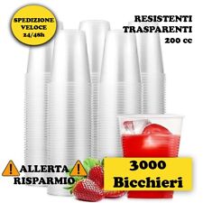3000 bicchieri plastica usato  Fisciano