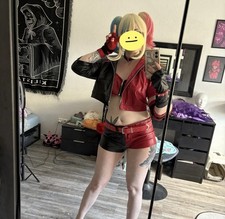 Harley quinn cosplay usato  Spedire a Italy
