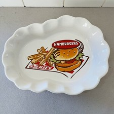 Placa de cerâmica Pfaltzgraff 2 hambúrgueres e batatas fritas comprar usado  Enviando para Brazil