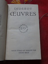 Oeuvres diderot 1946 d'occasion  Orvault