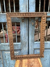 Linda moldura de parede antiga vintage de madeira esculpida à mão 30 X 20"" comprar usado  Enviando para Brazil