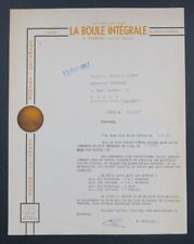 Invoice 1957 lyon d'occasion  Expédié en Belgium