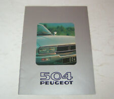 Folheto | Peugeot 504 TI Conversível / Coupe | 504 Coupe V6 TI - Edição 1980 comprar usado  Enviando para Brazil