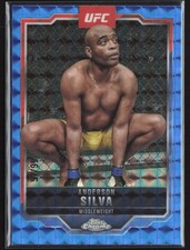 REFRATOR GEOMÉTRICO 2025 TOPPS CHROME UFC ANDERSON SILVA AZUL #D 57/99 comprar usado  Enviando para Brazil