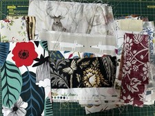 Mixed designer fabric for sale  TAUNTON