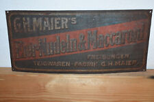Altes blechschild 30er gebraucht kaufen  Limbach-Oberfrohna