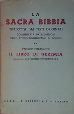 Sacra bibbia tradotta usato  Italia