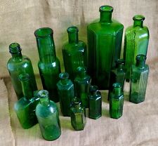 Vintage green glass for sale  UK