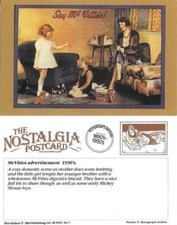 Postcard advert mcvities for sale  CHESTER
