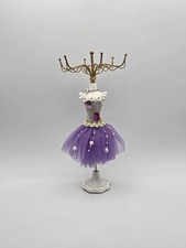 Usado, Suporte organizador de vestido de tule roxo strass manequim joias 11,5" de altura  comprar usado  Enviando para Brazil
