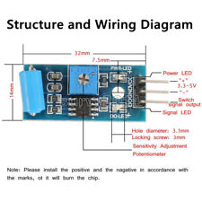 Módulo sensor de movimento 5 peças SW 420 interruptor de vibração sensor de alarme para Arduino comprar usado  Enviando para Brazil