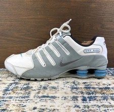 Tênis de corrida Nike Shox NZ masculino cinza branco azul 378341-152 masculino tamanho 9 raro 2013 comprar usado Tênis de corrida Nike Shox NZ masculino cinza branco azul 378341-152 masculino tamanho 9 raro 2013 comprar usado  Enviando para Brazil
