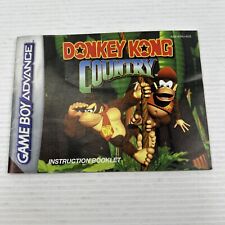 Donkey Kong Country Nintendo Gameboy Advance manual de instruções/folheto AUS #2 comprar usado  Enviando para Brazil