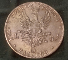 Tallero eritrea lire usato  Crespellano