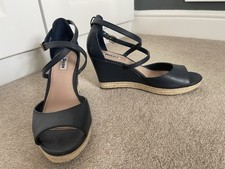 Dune wedge sandals for sale  NOTTINGHAM