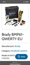 brady bmp61 labeler for sale  Bakersfield