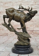 Bronze statue elk for sale  Westbury