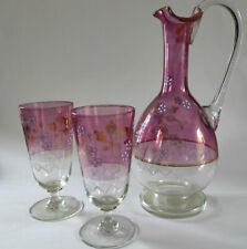 Carafe verres pied d'occasion  Entraigues-sur-la-Sorgue