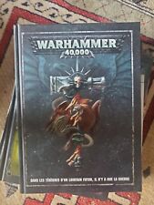 Livre règles warhammer40k d'occasion  Échiré