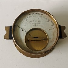 Ancien ampèremètre laiton d'occasion  Boussac