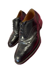 Church black leather for sale  NORTHAMPTON