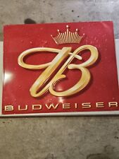 Budweiser metal sign for sale  La Porte