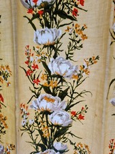 Vintage floral curtains for sale  YEOVIL