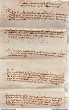 Documents manuscrit pages d'occasion  Amiens-