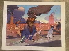 Sérigraphie hendrix moebius d'occasion  Nîmes