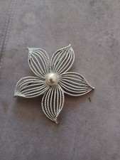 Brosche blüte mantel gebraucht kaufen  Neu-Isenburg