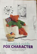 Knitting patterns fox for sale  GREAT YARMOUTH